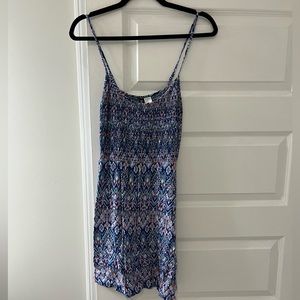 Divided mini dress